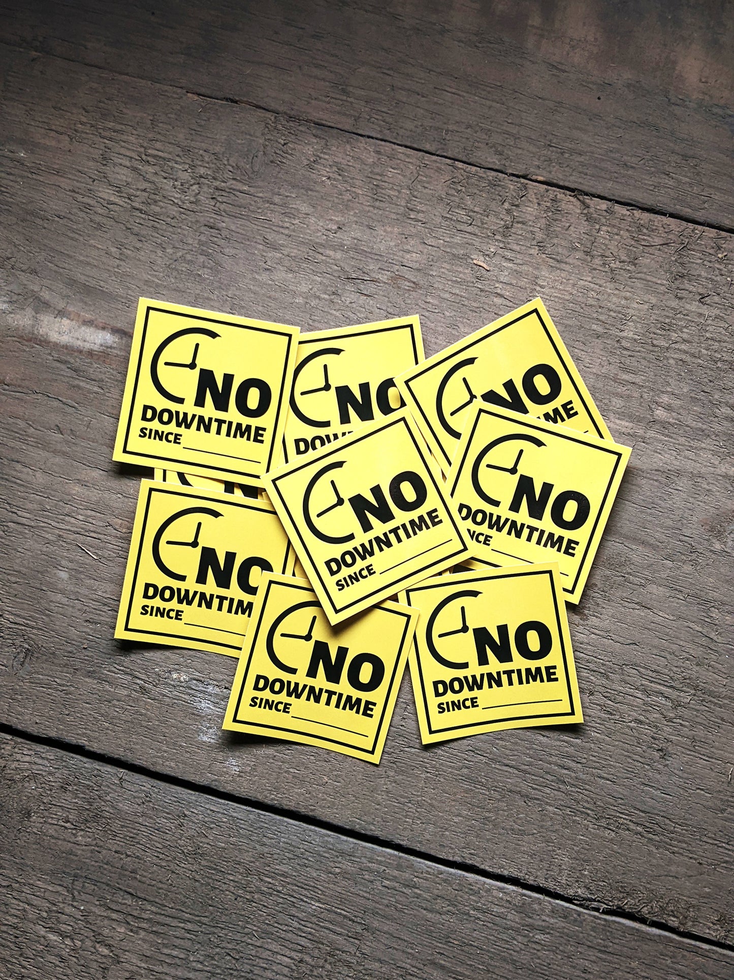 No downtime since Sticker (10 Stk.)