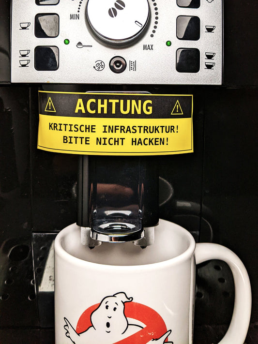 Kritische Infrastruktur Sticker (10 Stk.)