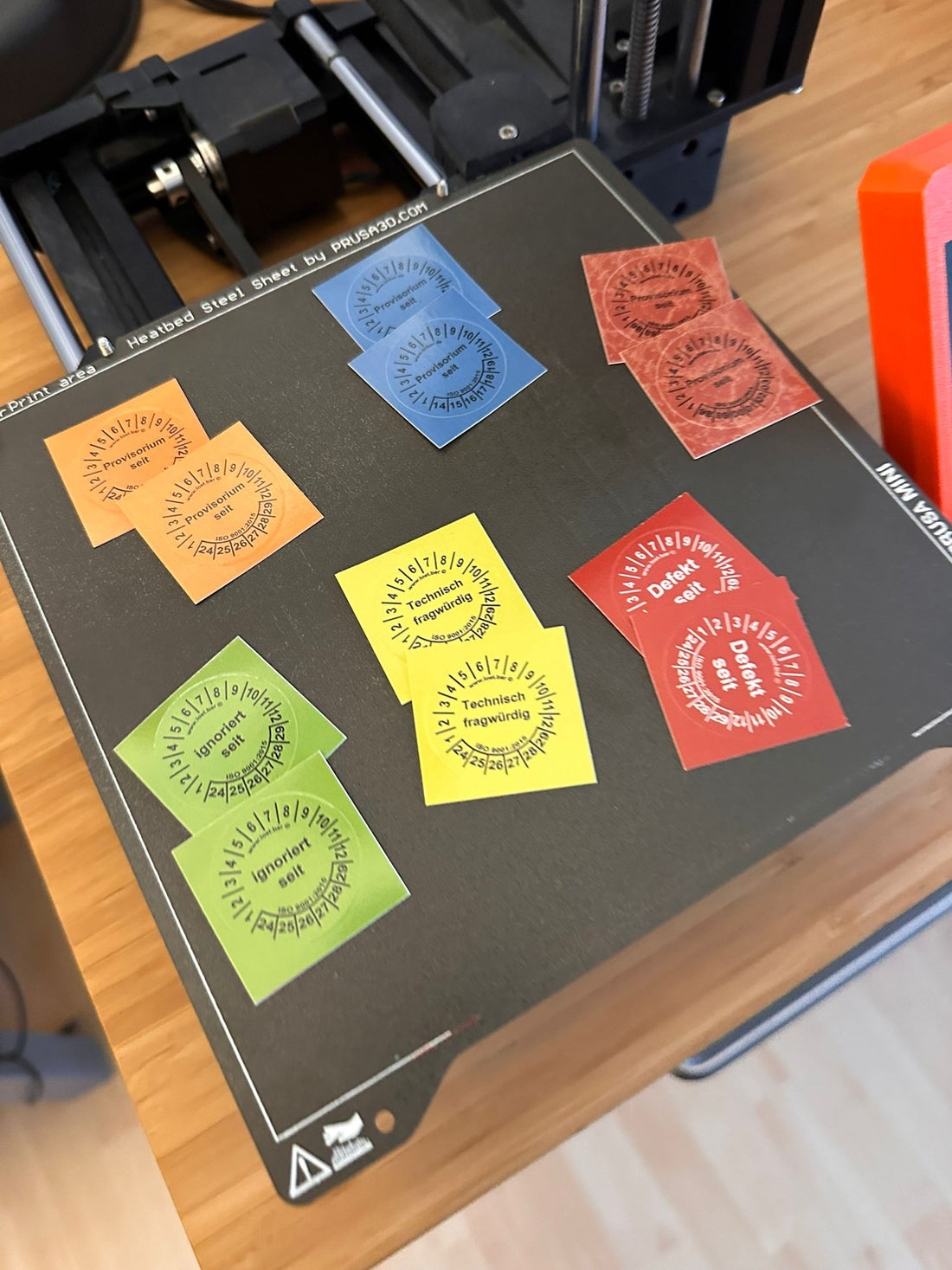 Plaketten-Set zur Kennzeichnung von Technik im Serverraum