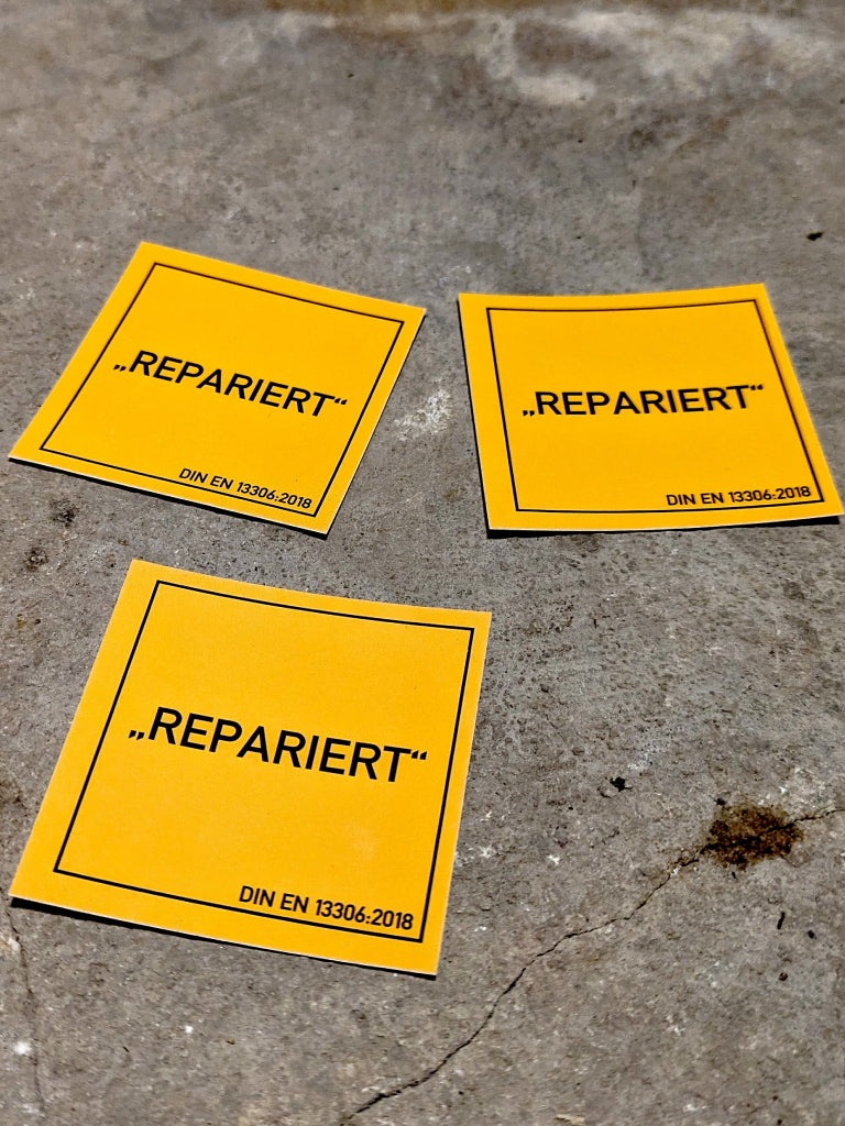 Hinweissticker: "Repariert" (10 Stk.)