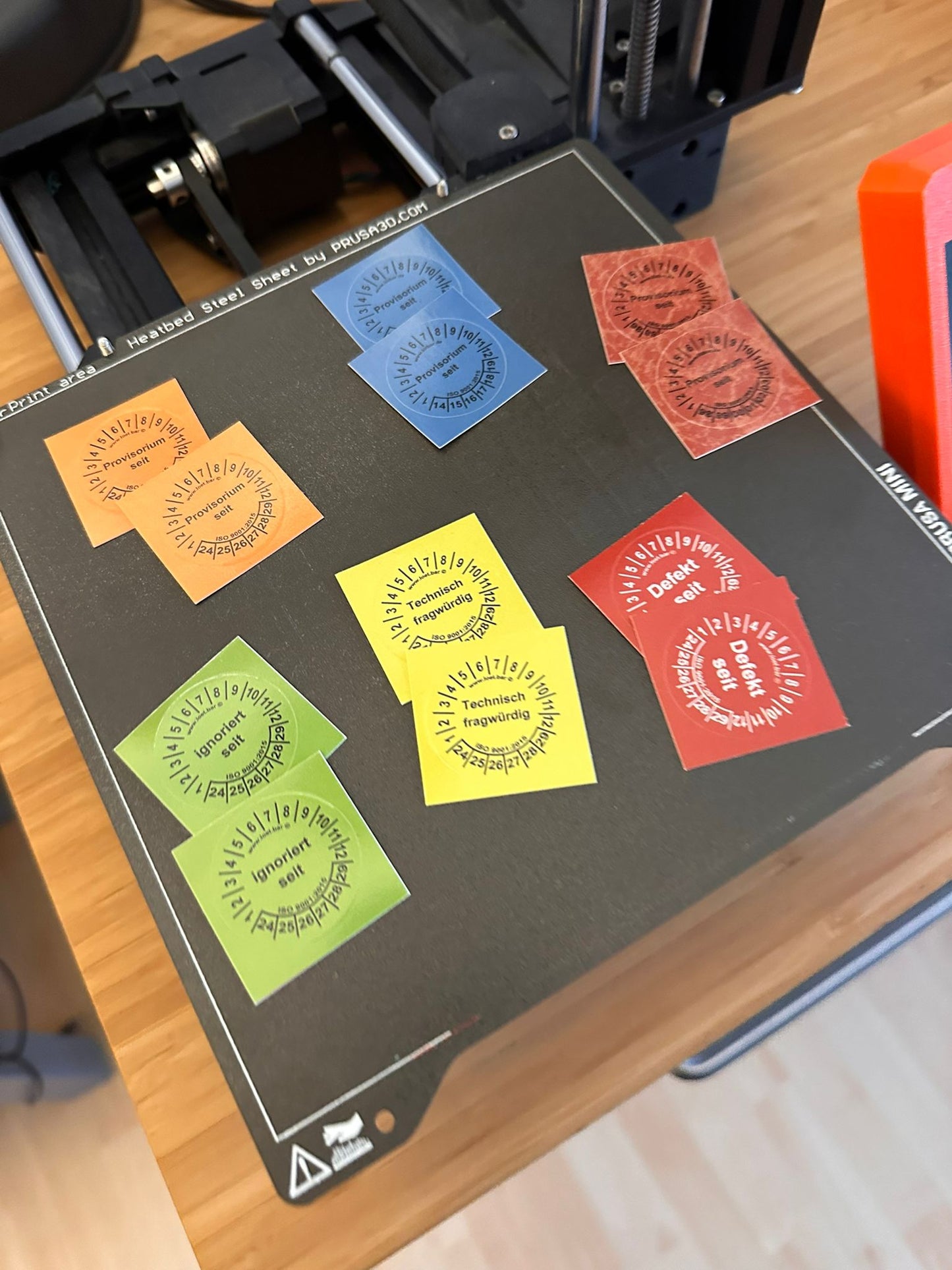 Plakettenset Sticker (12 Stk.)