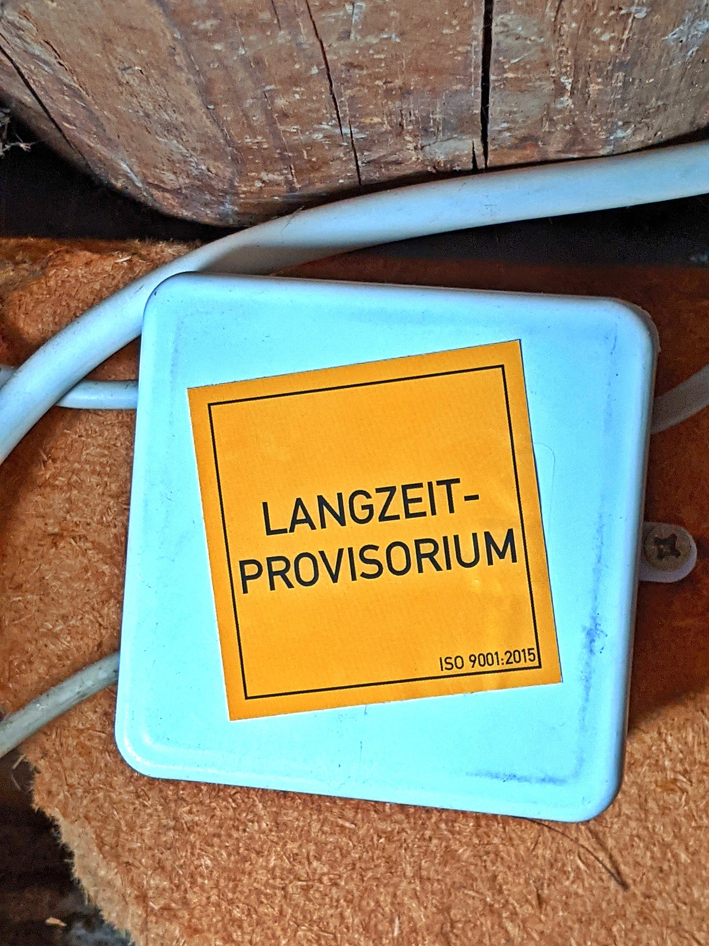 Hinweissticker: Provisorium (10 Stk.)
