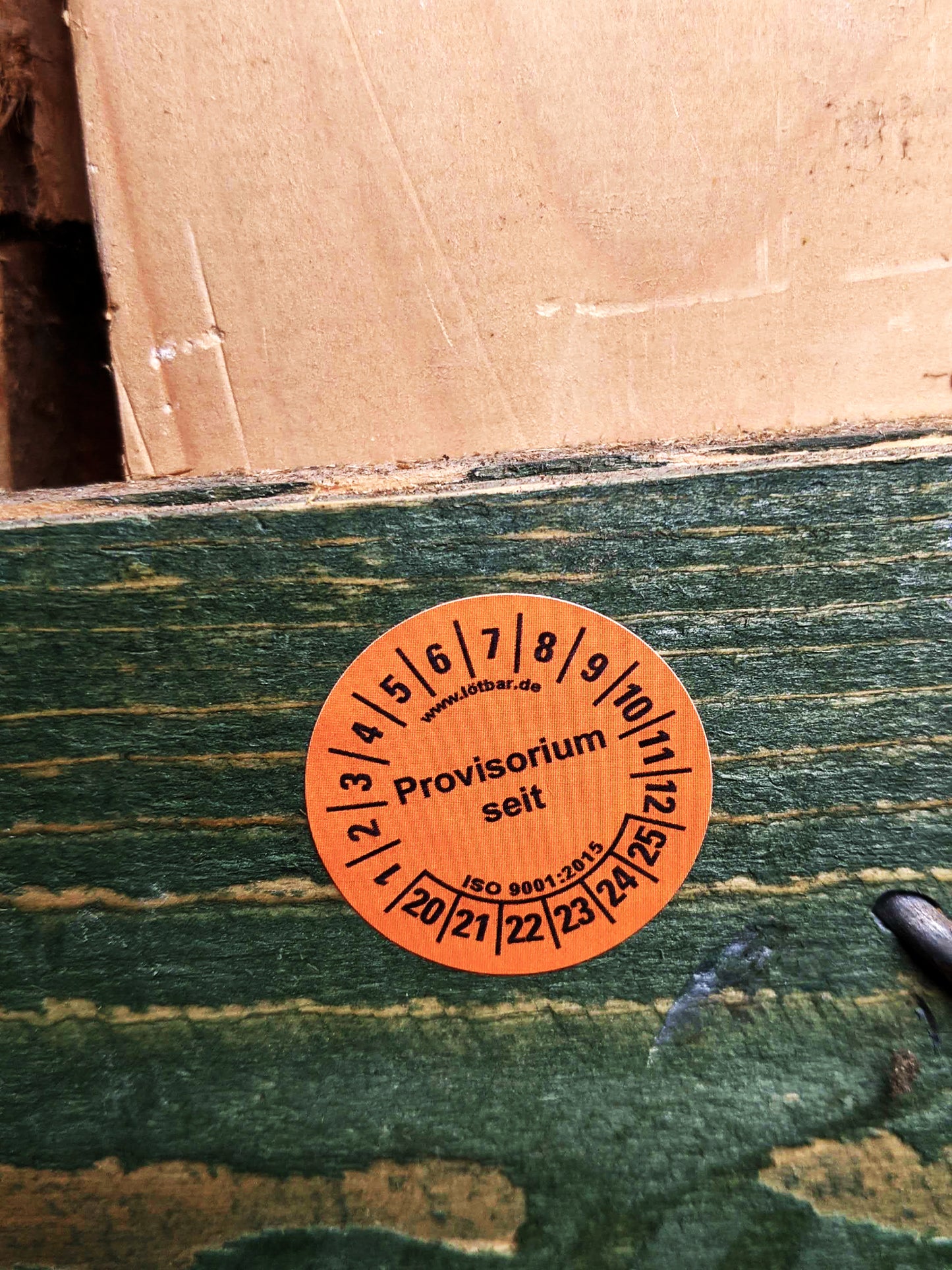 Plakette: Provisorium Sticker (10 Stk.)