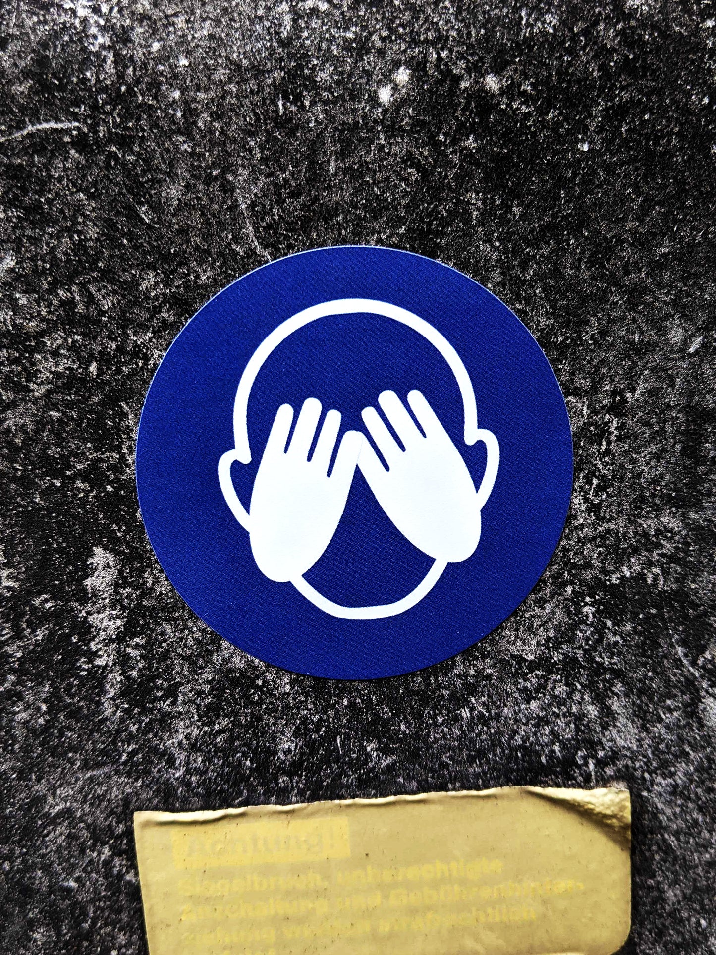 Nicht gucken Sticker (10 Stk.)