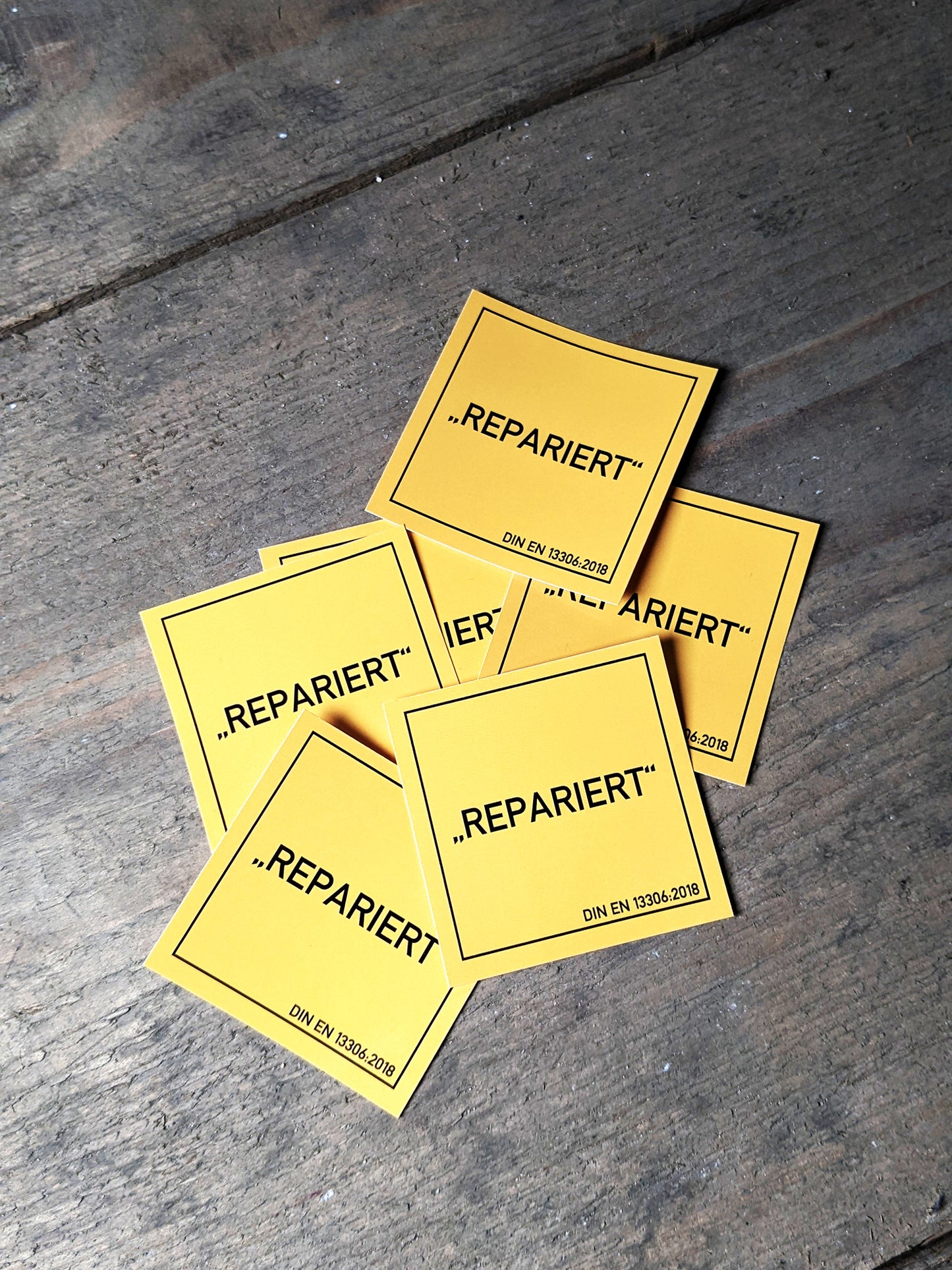 Hinweissticker: "Repariert" (10 Stk.)