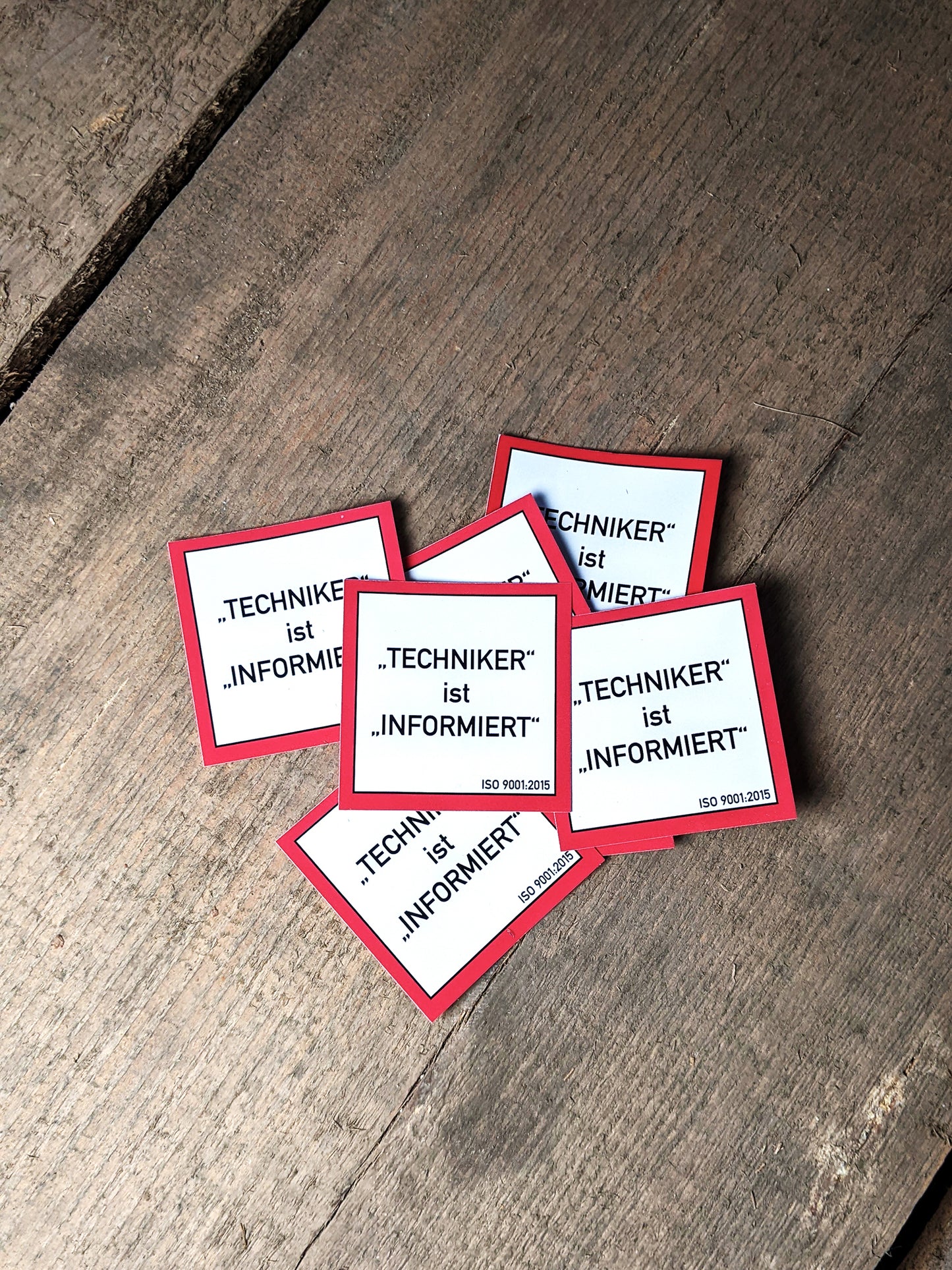 Hinweissticker: "Techniker:in" (10 Stk.)
