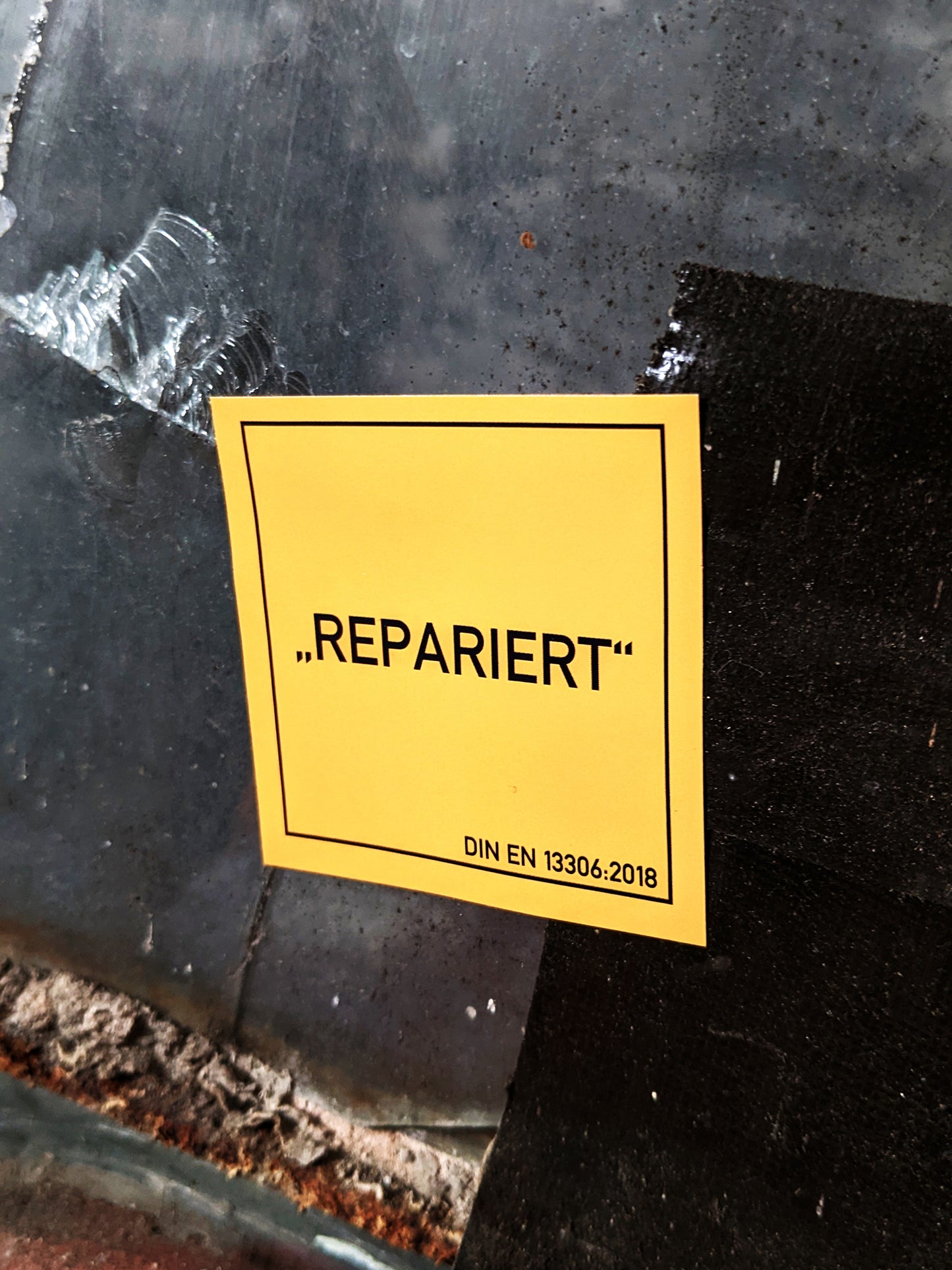 Hinweissticker: "Repariert" (10 Stk.)