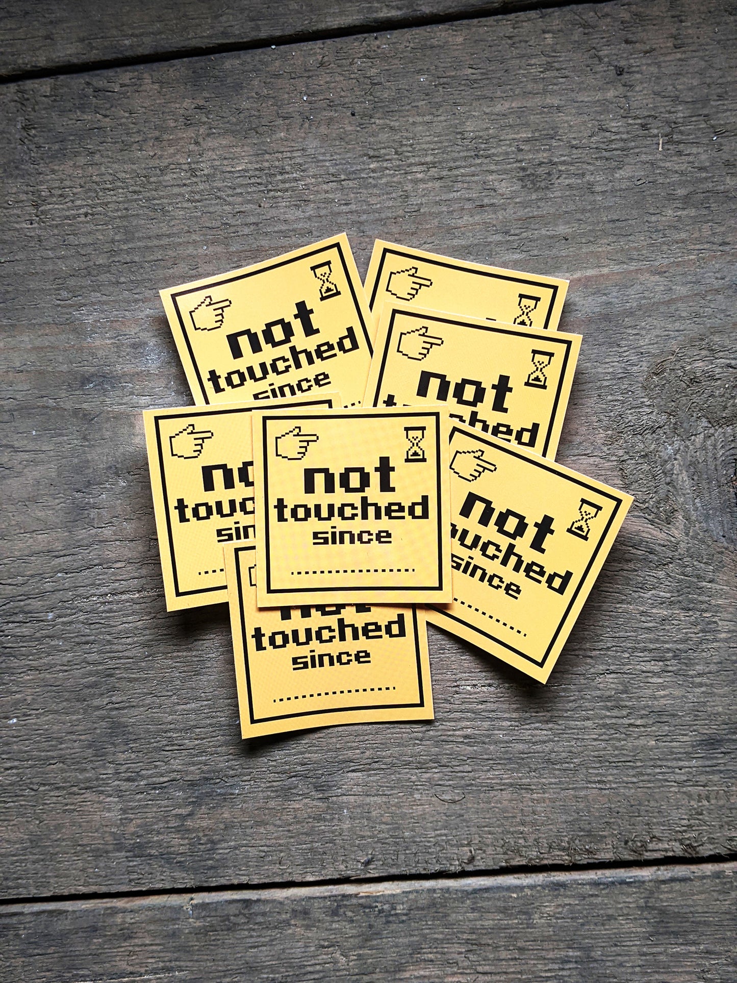 Not touched since Sticker (10 Stk.)