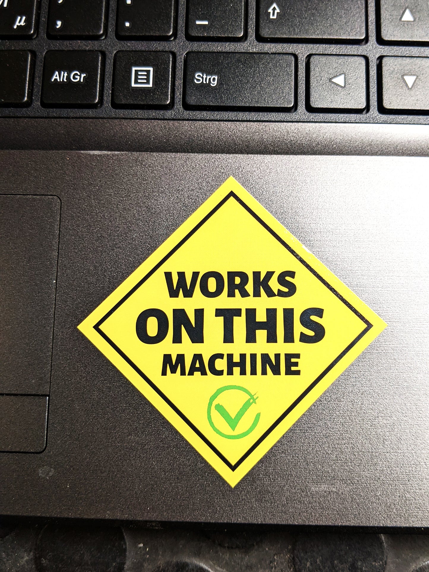 Works on this machine Sticker (10 Stk.)