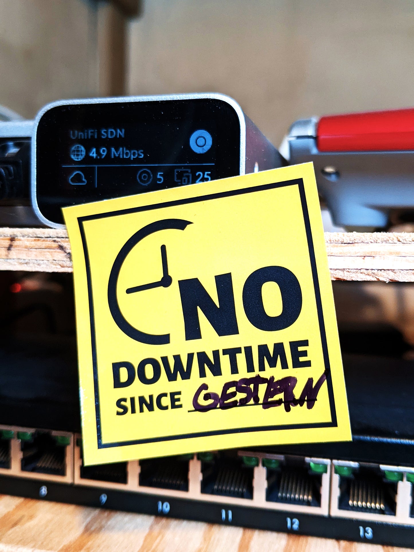 No downtime since Sticker (10 Stk.)