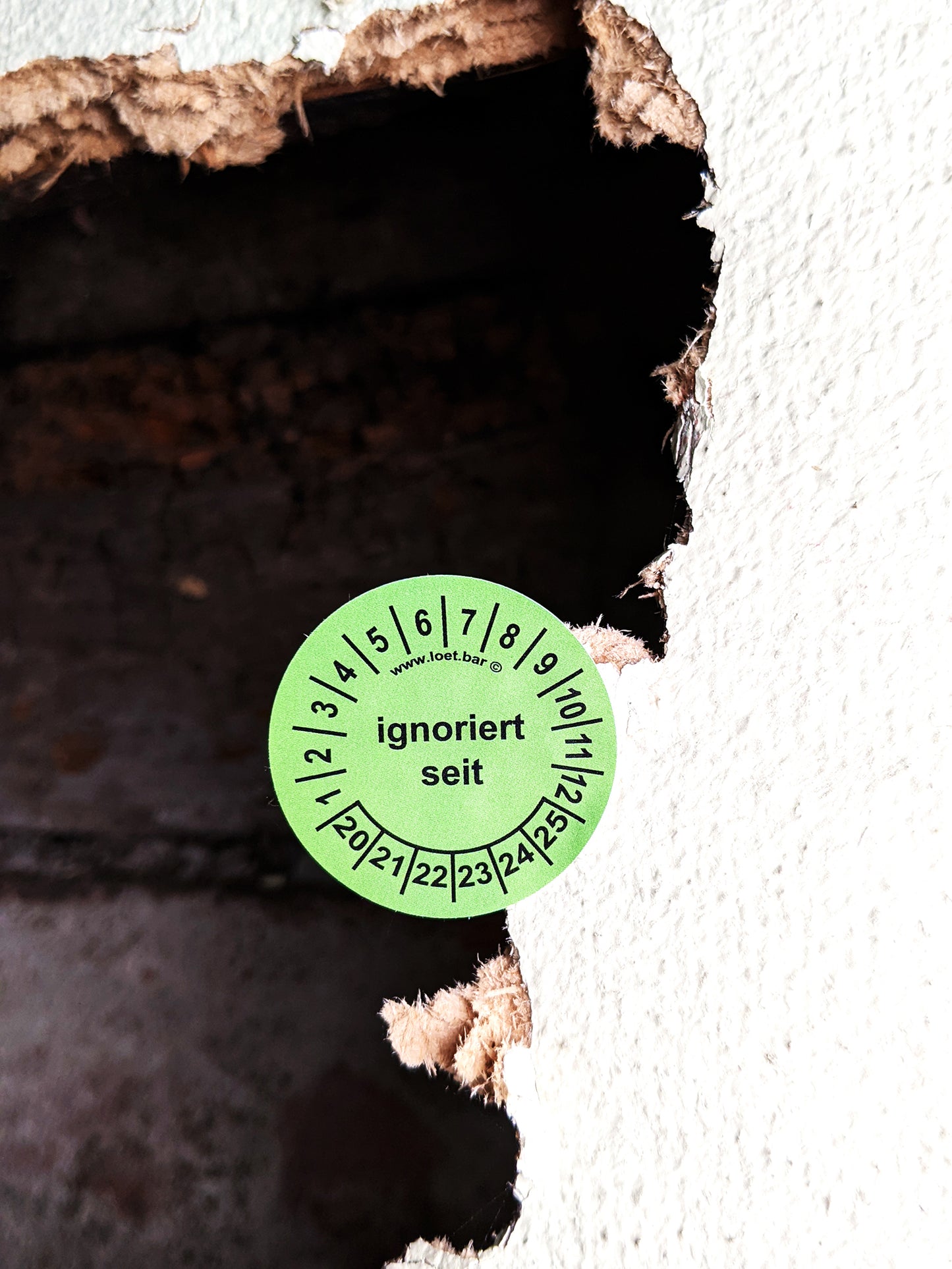 Plakette: Ignoriert seit (10 Stk.)