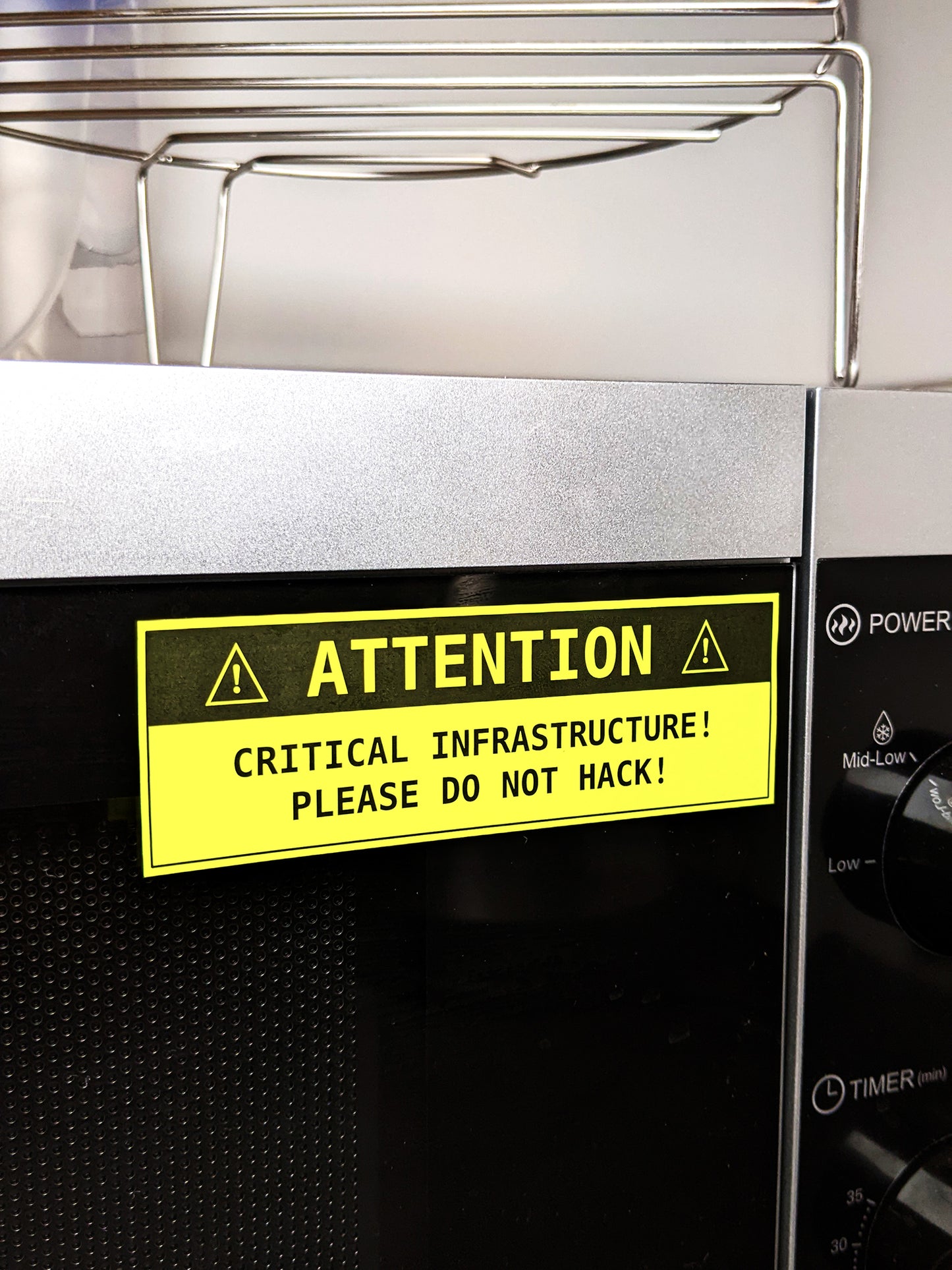 Kritische Infrastruktur Sticker (10 Stk.)