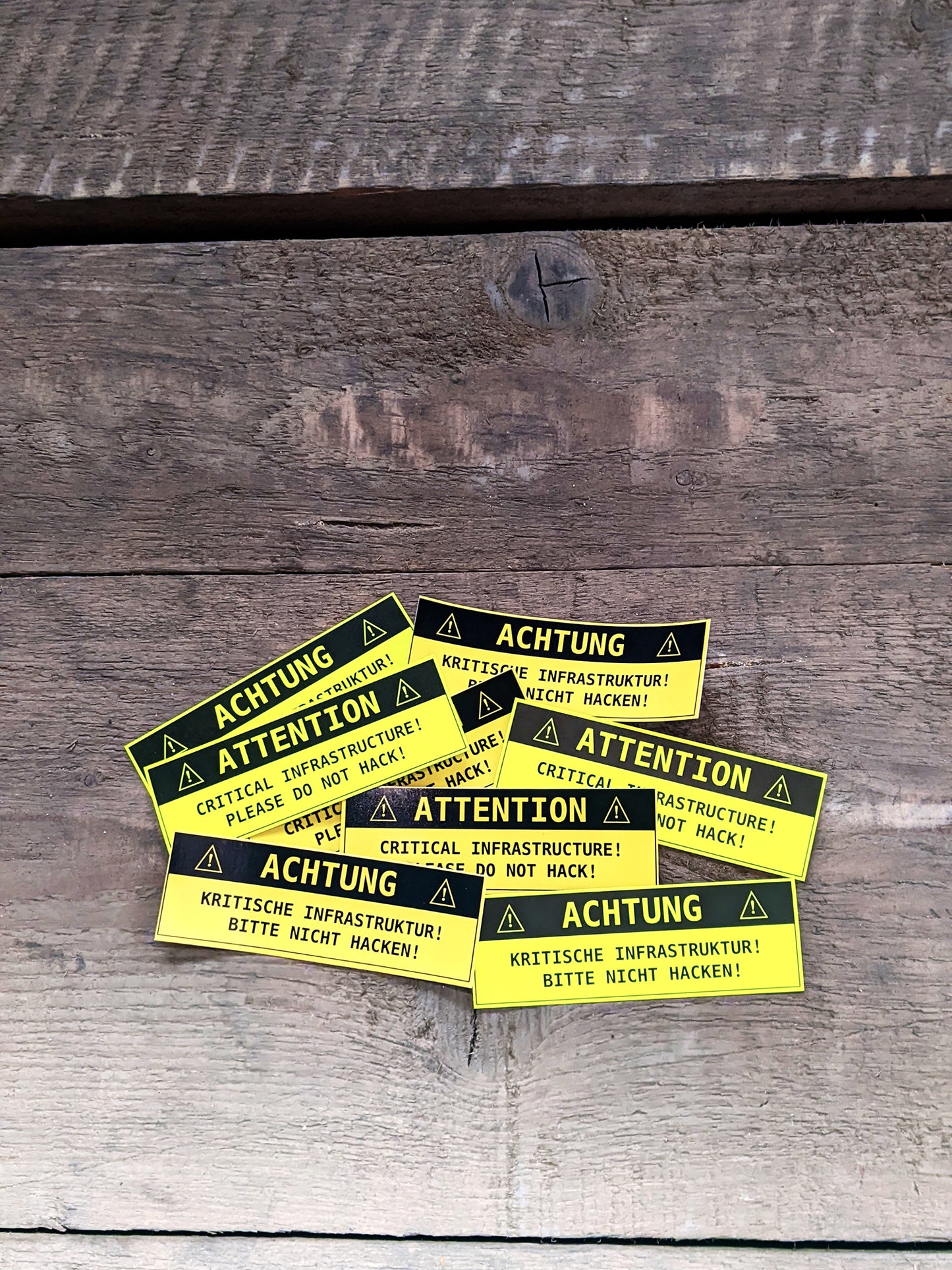 Kritische Infrastruktur Sticker (10 Stk.)