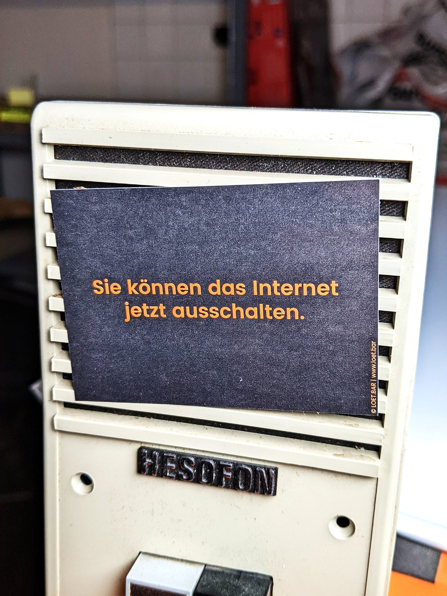 Internet ausschalten Sticker (10 Stk.)