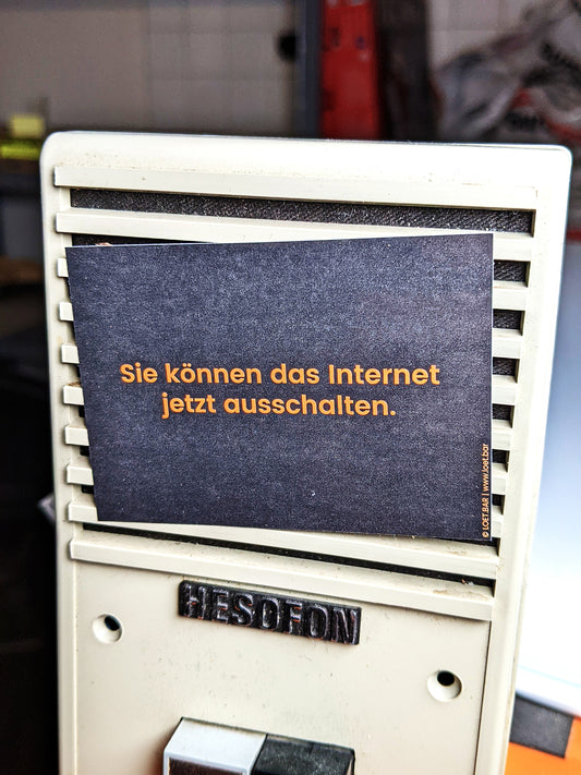 Internet ausschalten Sticker (10 Stk.)